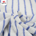 Tissu tricoté Hacci à rayures populaires antistatiques de couleurs propres